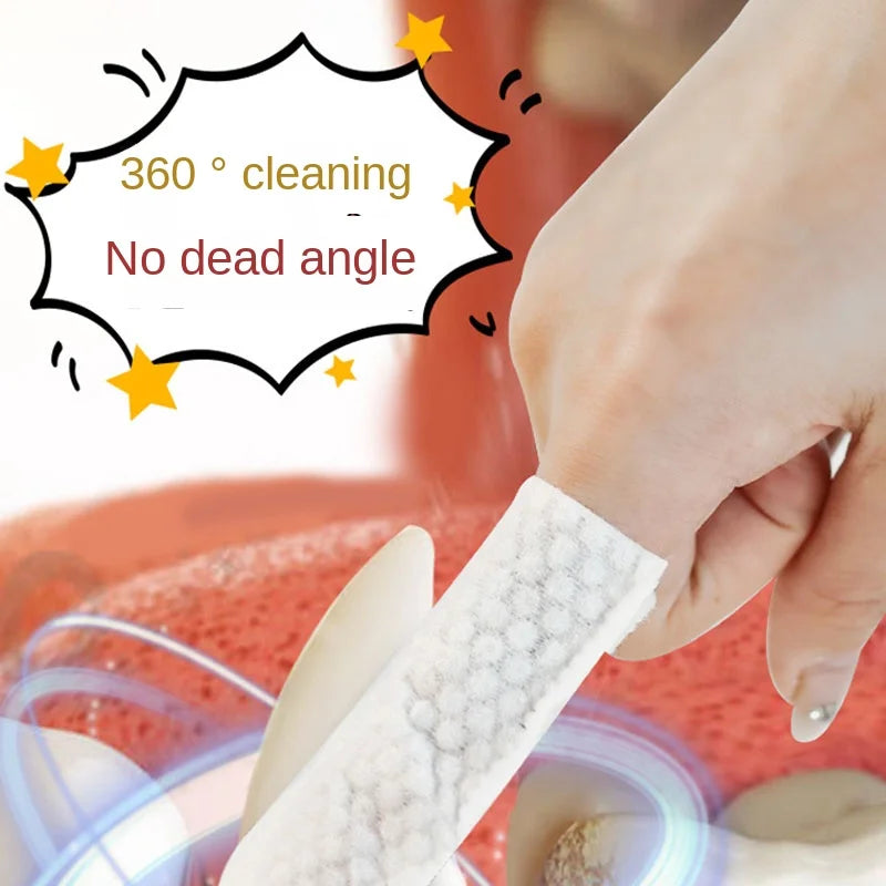 Pet Disposable Teeth Cleaning Finger Wipes