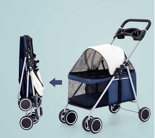 Lightweight Folding Easy Installation Pet Trolley