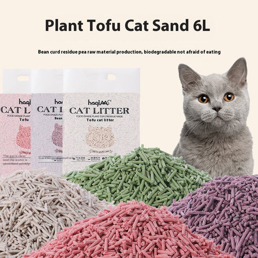 Original Tofu Cat Litter Green Tea Mixed Plant (6L)