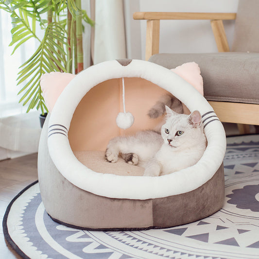 Cute Closed Cat Bed