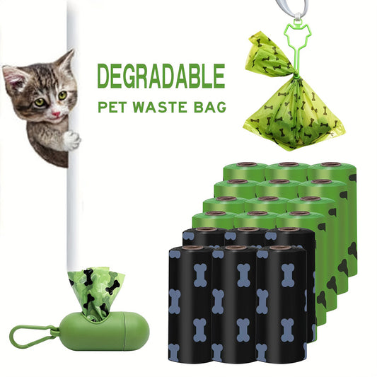 Biodegradable Pet Litter Bags with Dog Poop Bag Dispenser