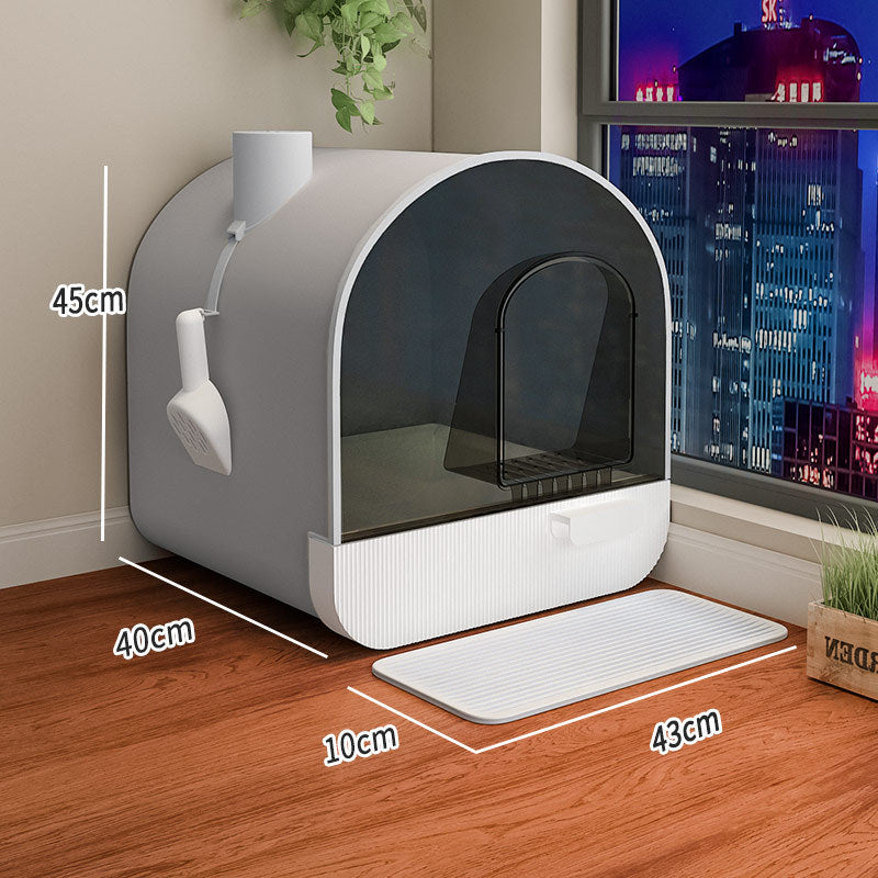 Toilet Cat Litter Box Closed Type 