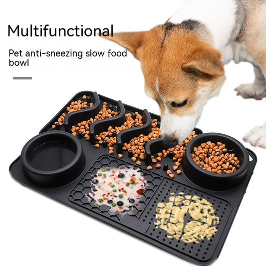Dog Silicone Licking Mat / Multifunctional Food Bowl 