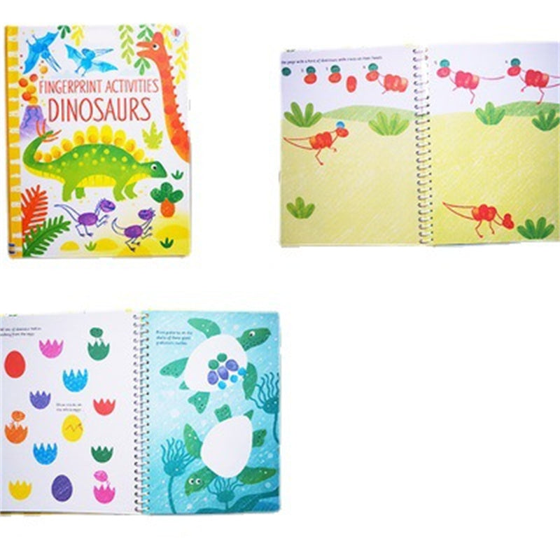 Kids Stamp Game Finger Coloring Book