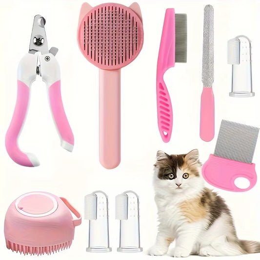 8Pcs Pet Grooming Kit