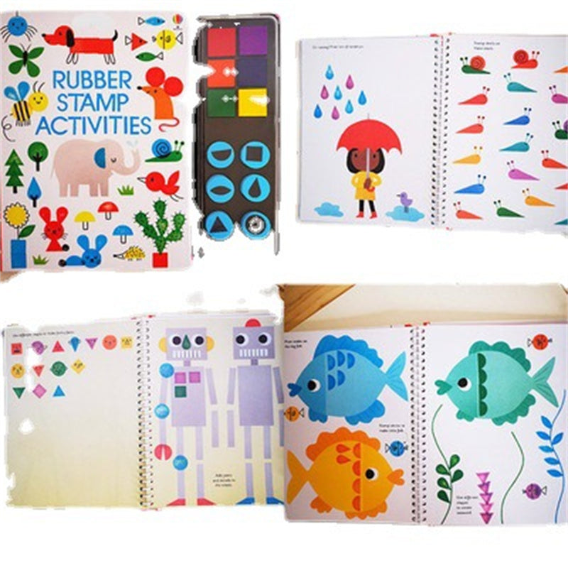 Kids Stamp Game Finger Coloring Book