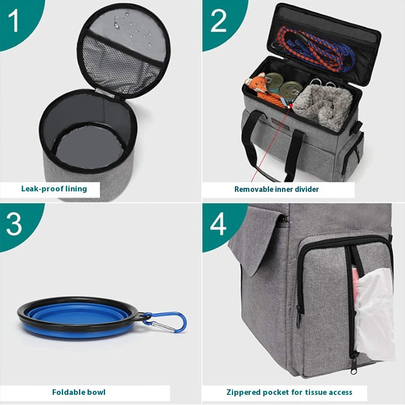 Large-Capacity Pet Backpack