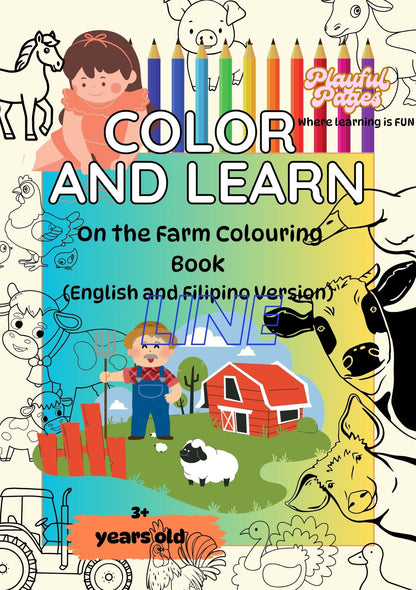 Downloadable Colour & Learn Animal Bundle (Farm Animals, Pets, Sea Creatures & Zoo Animals)