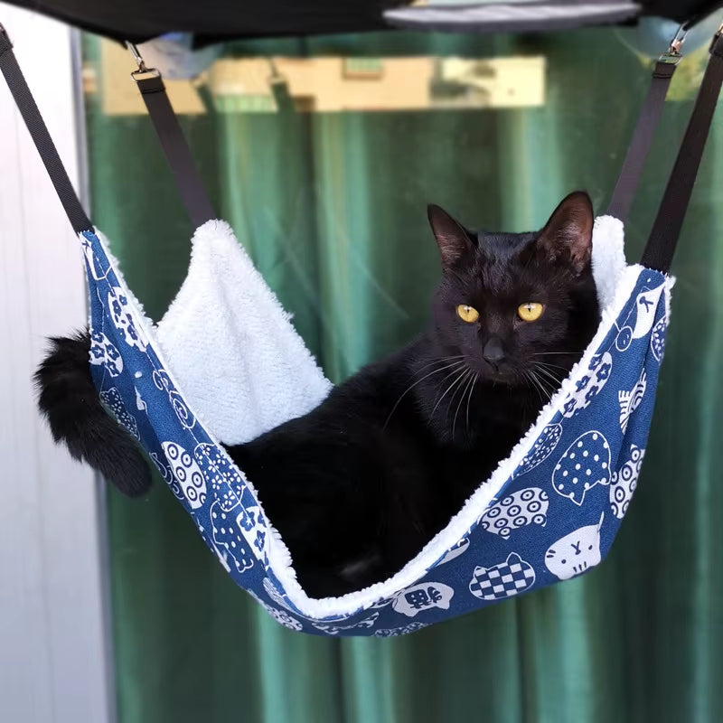 Cotton  Double Hanging Hammock Pet Beds 