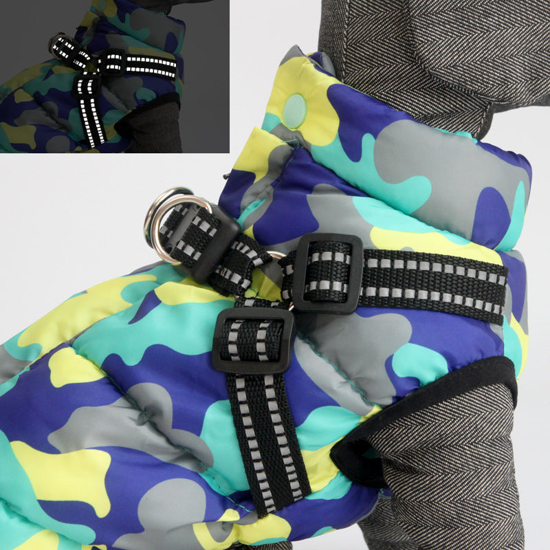 Pet Winter Jacket with Lace up 