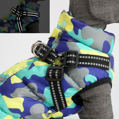 Pet Winter Jacket with Lace up 