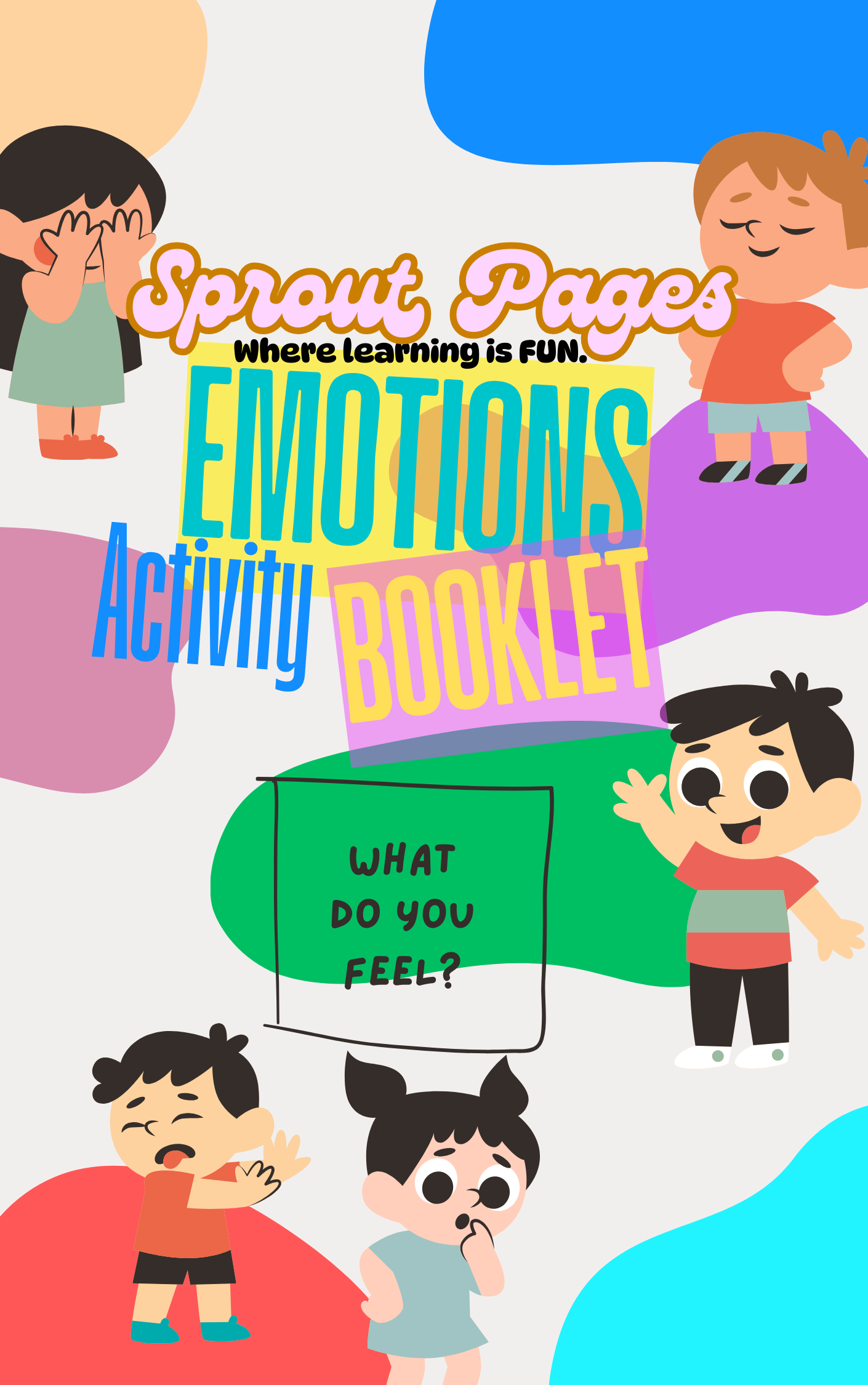 Dowloadable Teach Me Emotions Bundle (Emotion Flash Cards, Emotions & How to Cope Up Posters, Learning Emotion Activity Booklet)