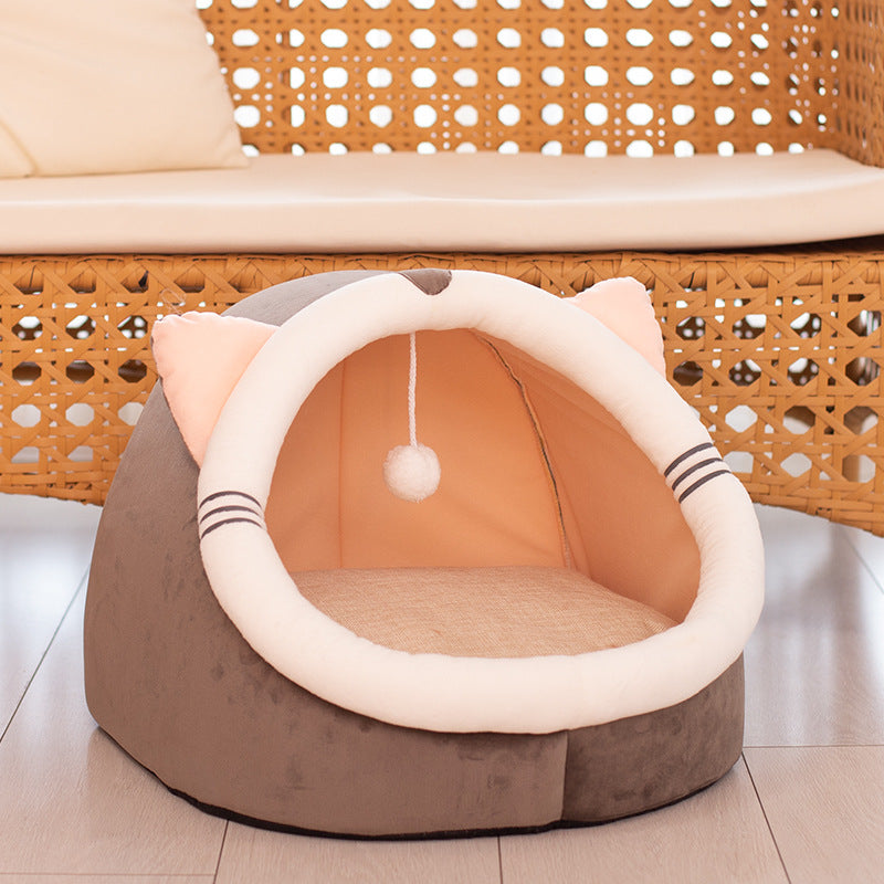 Cute Closed Cat Bed