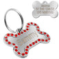 Free Engraving  Customized Pet ID Tags