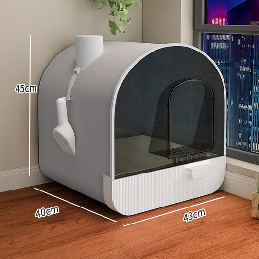 Toilet Cat Litter Box Closed Type 