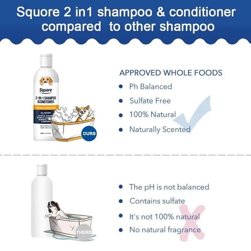 Pet Shampoo and Conditioner (300ml)