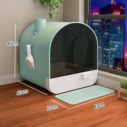 Toilet Cat Litter Box Closed Type 