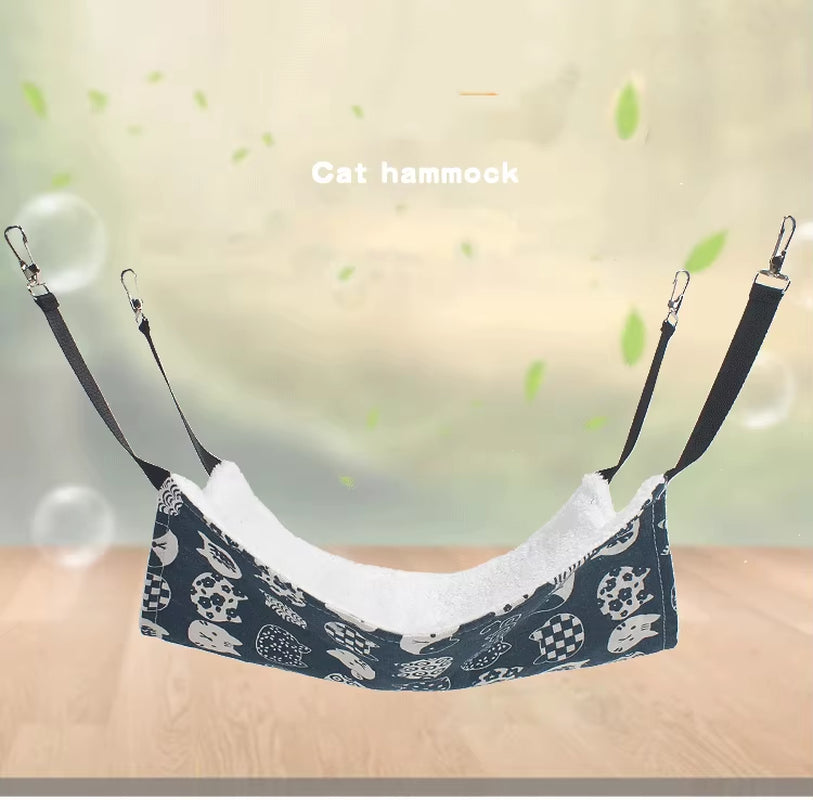 Cotton  Double Hanging Hammock Pet Beds 