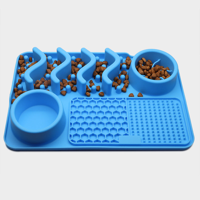 Dog Silicone Licking Mat / Multifunctional Food Bowl 