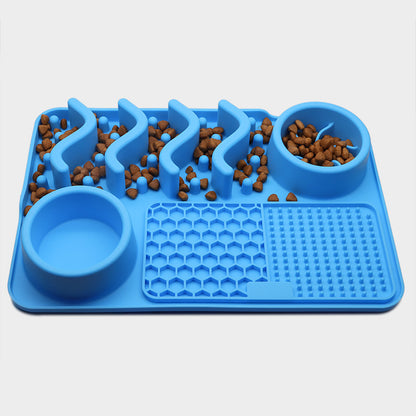 Dog Silicone Licking Mat / Multifunctional Food Bowl 