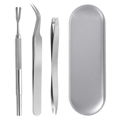 Stainless Steel 3-Piece Set Pet Tick Tool