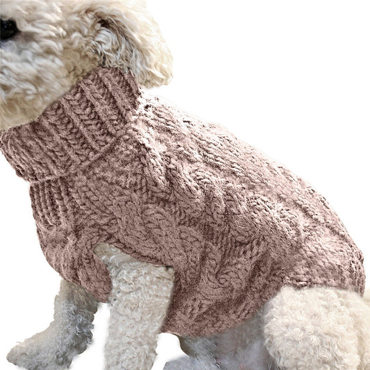Knitted Pet Winter Sweater 