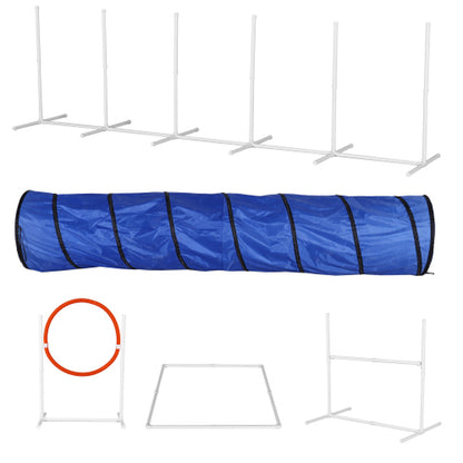6-Piece Dog Agility Training Equipment Set
