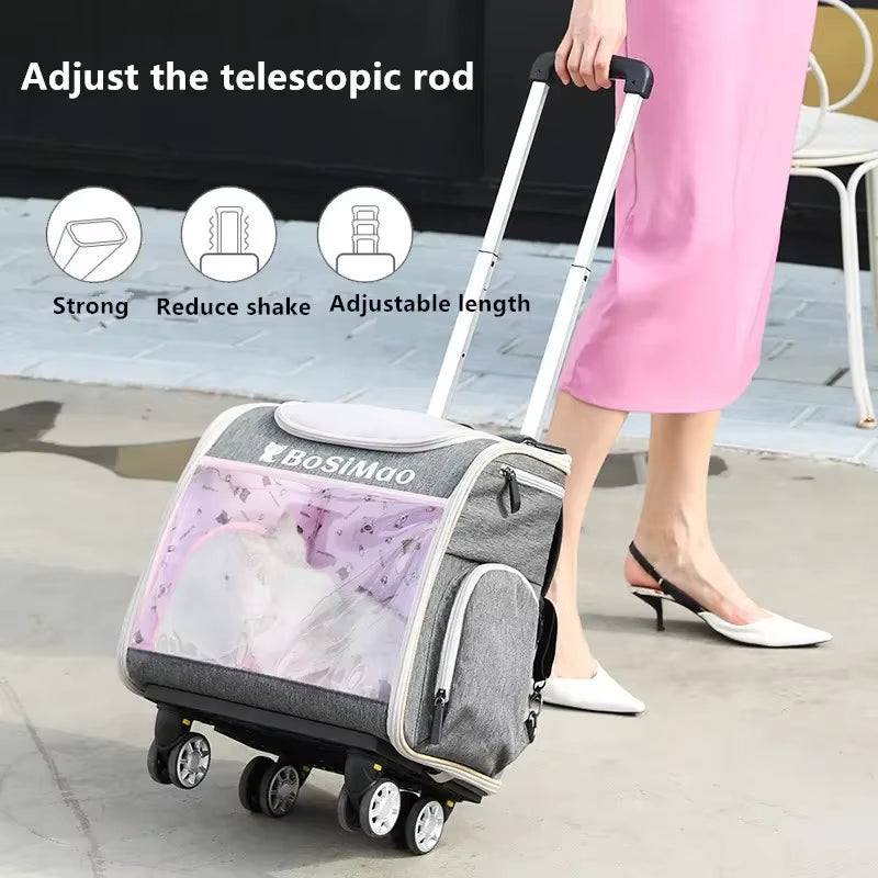 Portable Pet Cart Travel 