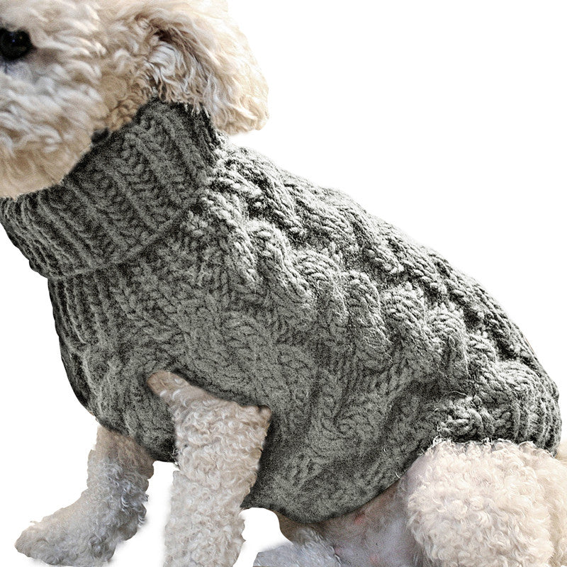 Knitted Pet Winter Sweater 