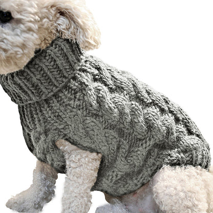 Knitted Pet Winter Sweater 