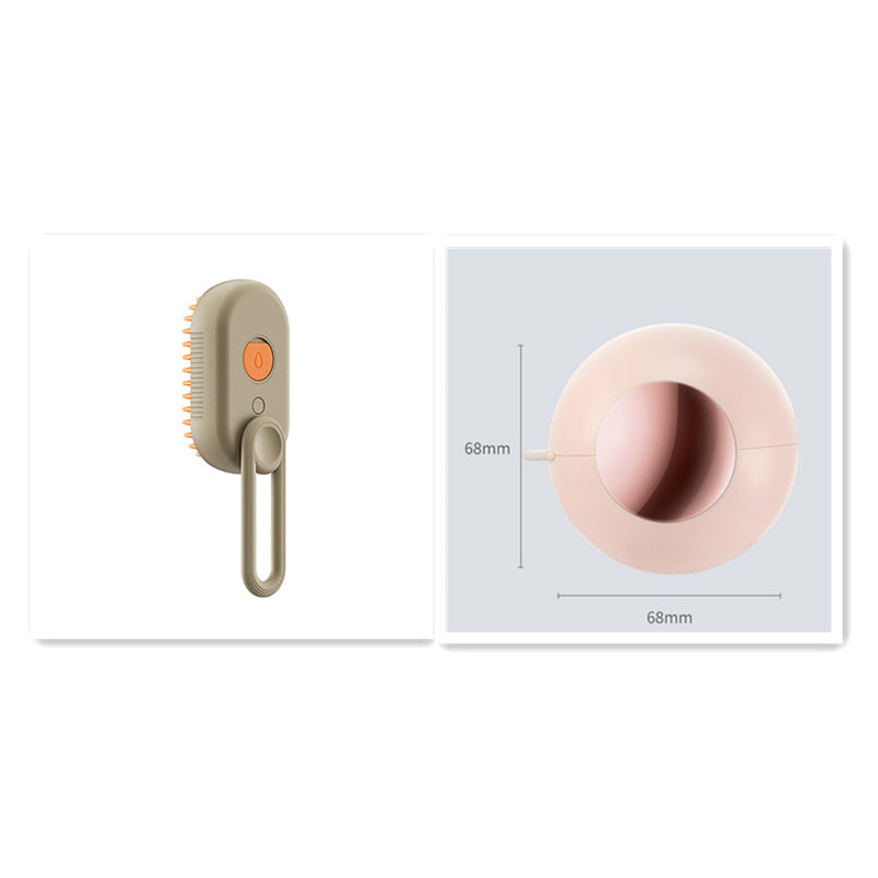 3 in 1 Pet Electric Steam Brush 