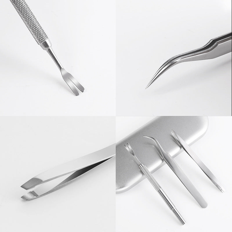 Stainless Steel 3-Piece Set Pet Tick Tool