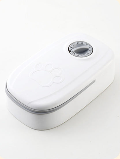 Stainless Steel Bowl Automatic Pet Food Dispenser