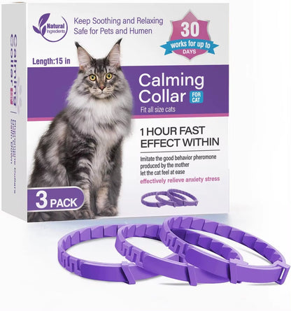 3/4 Pc Pet Calming Pheromone Collars 