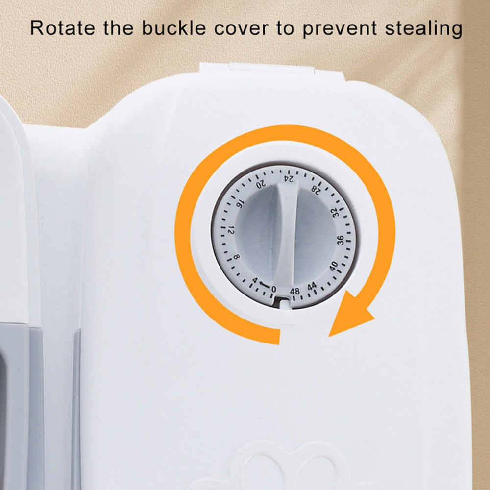 Stainless Steel Bowl Automatic Pet Food Dispenser