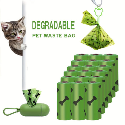 Biodegradable Pet Litter Bags with Dog Poop Bag Dispenser