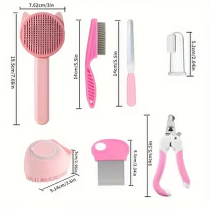 8Pcs Pet Grooming Kit