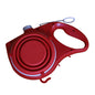 Pet Leash with Water Bottle & Cup