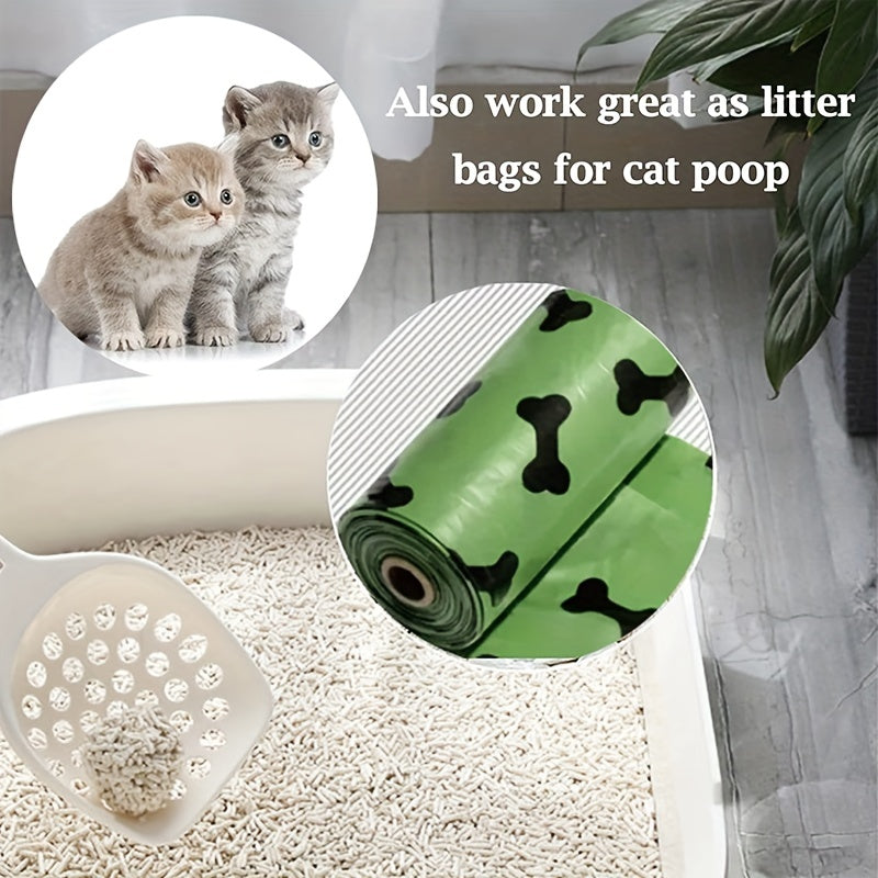 Biodegradable Pet Litter Bags with Dog Poop Bag Dispenser