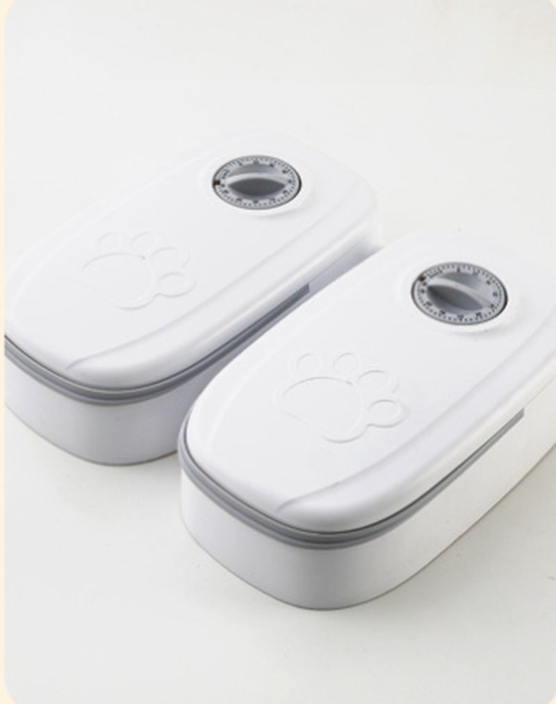 Stainless Steel Bowl Automatic Pet Food Dispenser