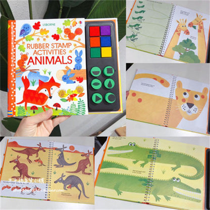 Kids Stamp Game Finger Coloring Book