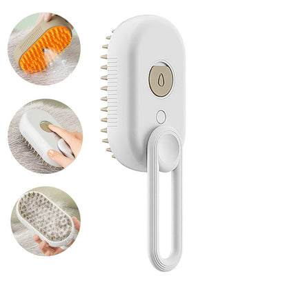 3 in 1 Pet Electric Steam Brush 