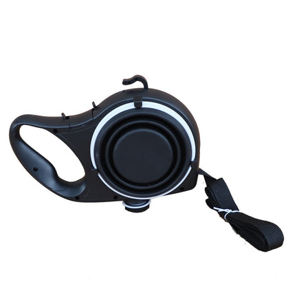 Pet Leash with Water Bottle & Cup
