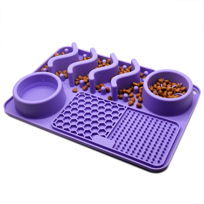 Dog Silicone Licking Mat / Multifunctional Food Bowl 