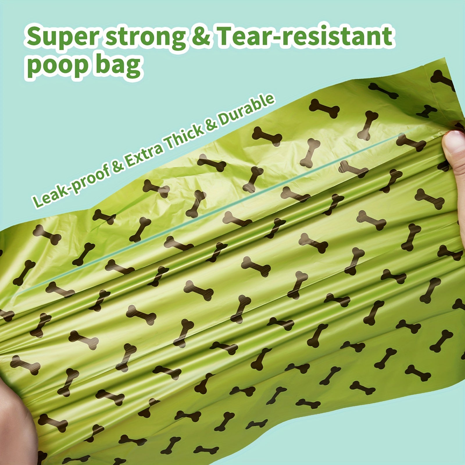 Biodegradable Pet Litter Bags with Dog Poop Bag Dispenser