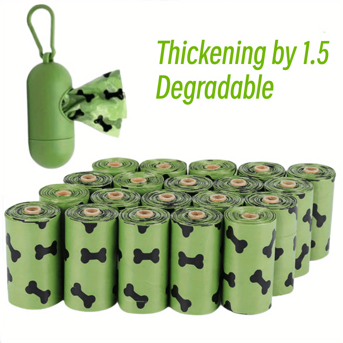 Biodegradable Pet Litter Bags with Dog Poop Bag Dispenser