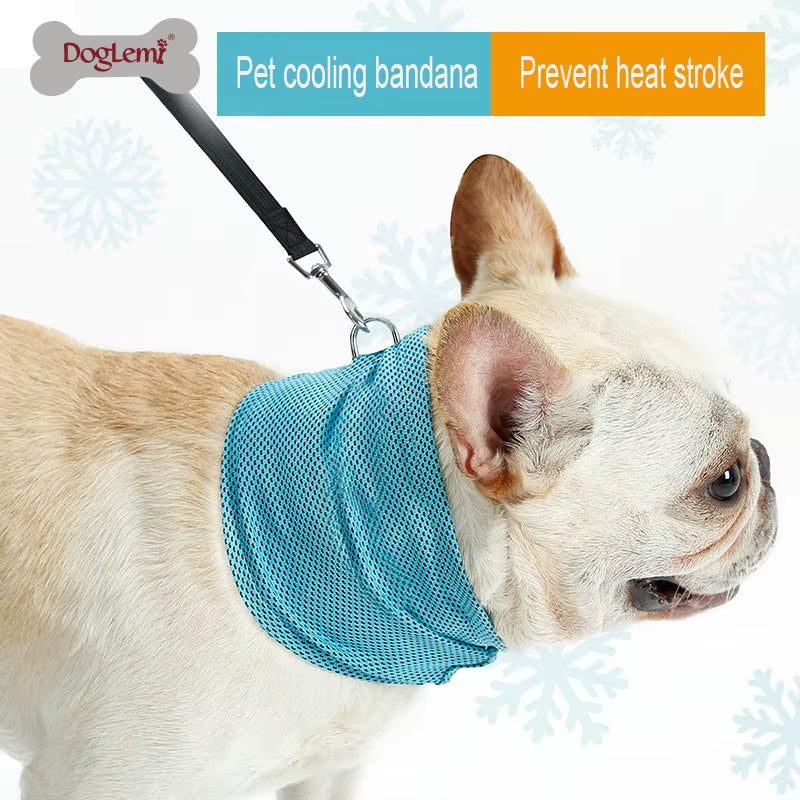 Breathable Cooling Pet  Bandana Scarf 