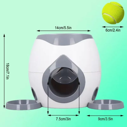 Pet Automatic Ball Launcher & Interactive Training Smart Feeder