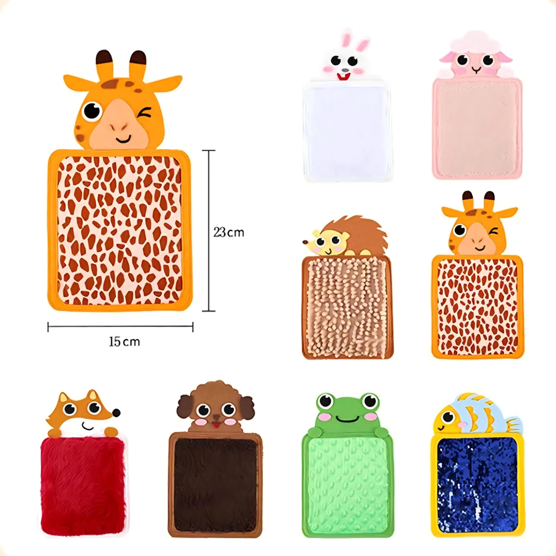 Montessori Sensory Zoo Buddies Mats