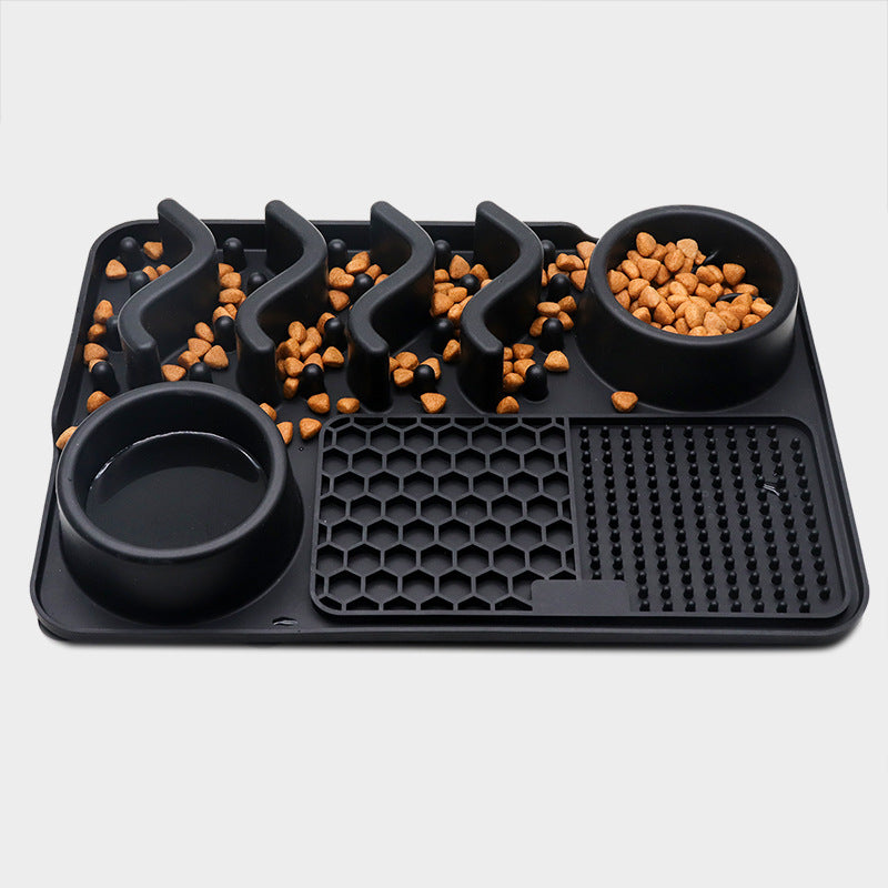 Dog Silicone Licking Mat / Multifunctional Food Bowl 